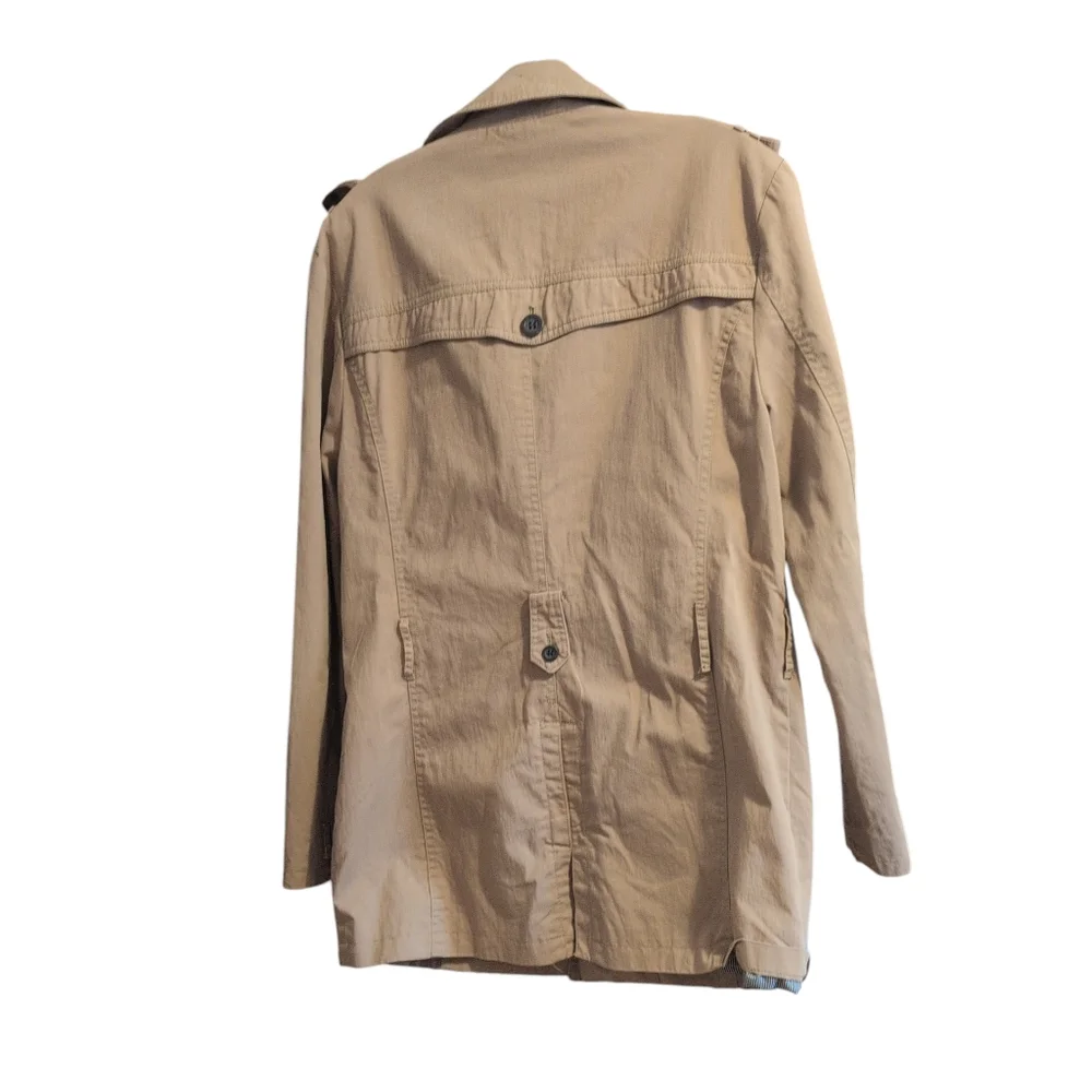 Edwin Trench Coat Lined Button Front Jacket Casual Outerwear Men’s/Women’s - Picture 2 of 6